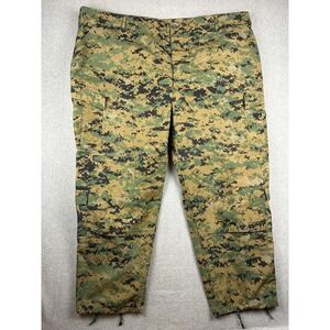 Propper Army Combat Pants Mens 52x32 Green Digi Camo Cargo Ripstop 4X Big Tall